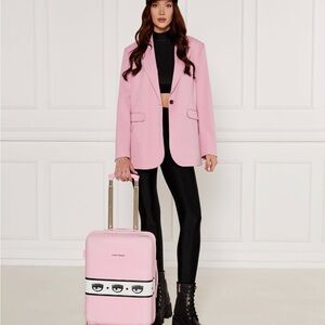 New Chiara Ferragni baby pink luggage